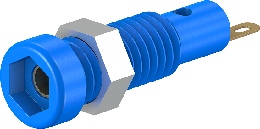 2 mm blauwe socket - LB2-IF blauw