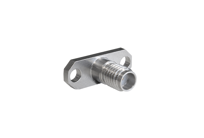 SSMA Straight Jack 2 Hole Flange RF Connector