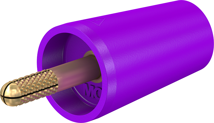 4 mm violette adapter - A-SLK4 violet