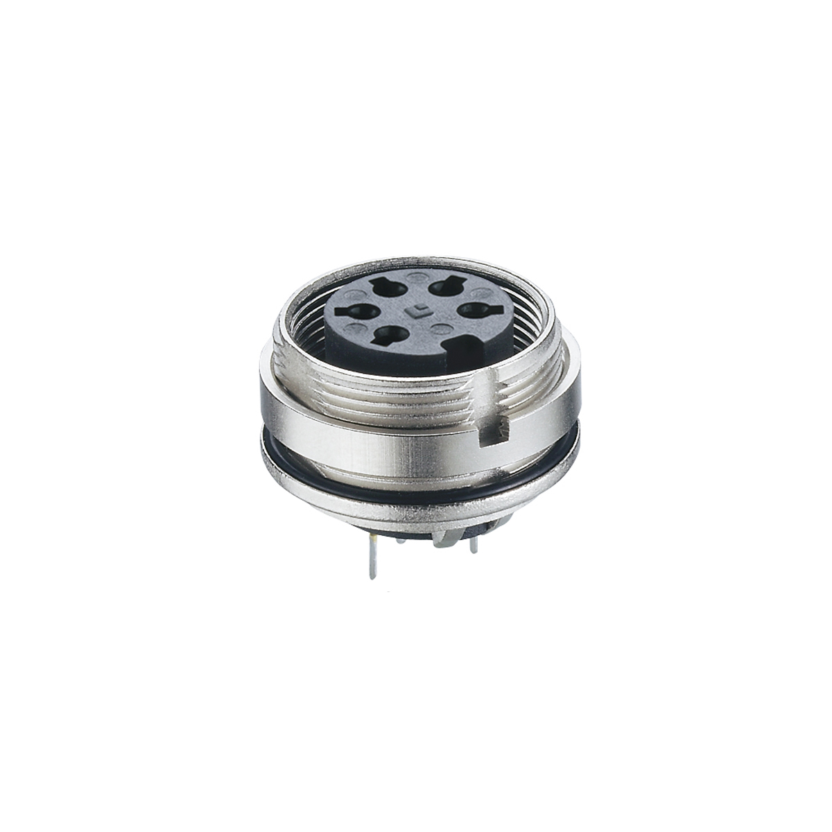Chassis socket acc. to IEC 61076-2-106