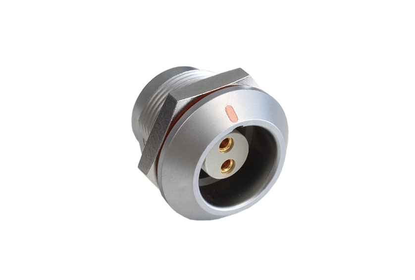 2 Contacts Fixed Socket 2Y Series Push Pull Connector