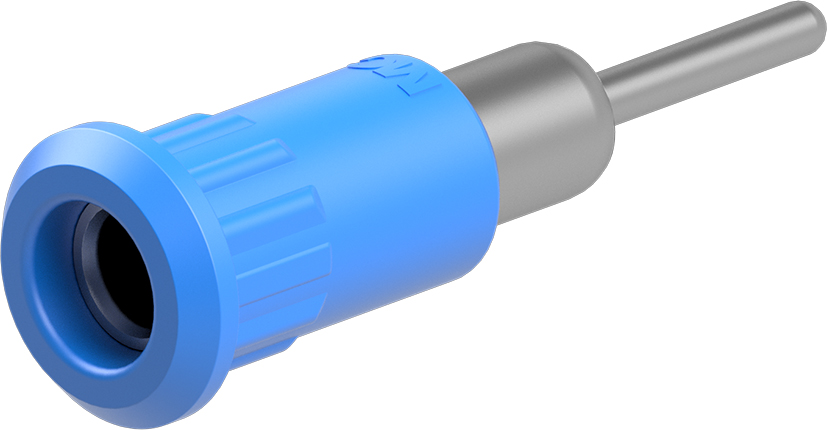 4mm socket blauw - EB4-IR/N blauw