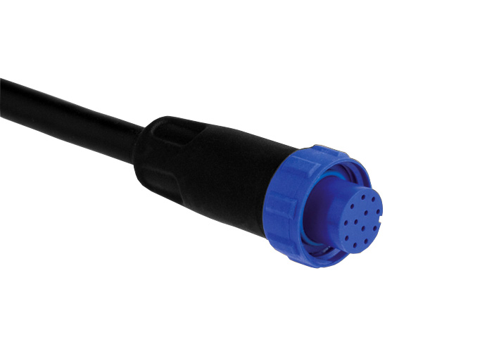 Overmould Flex Cable Connector PX0400 Series Pre-Wired 10M Cable 10 Contact Plug