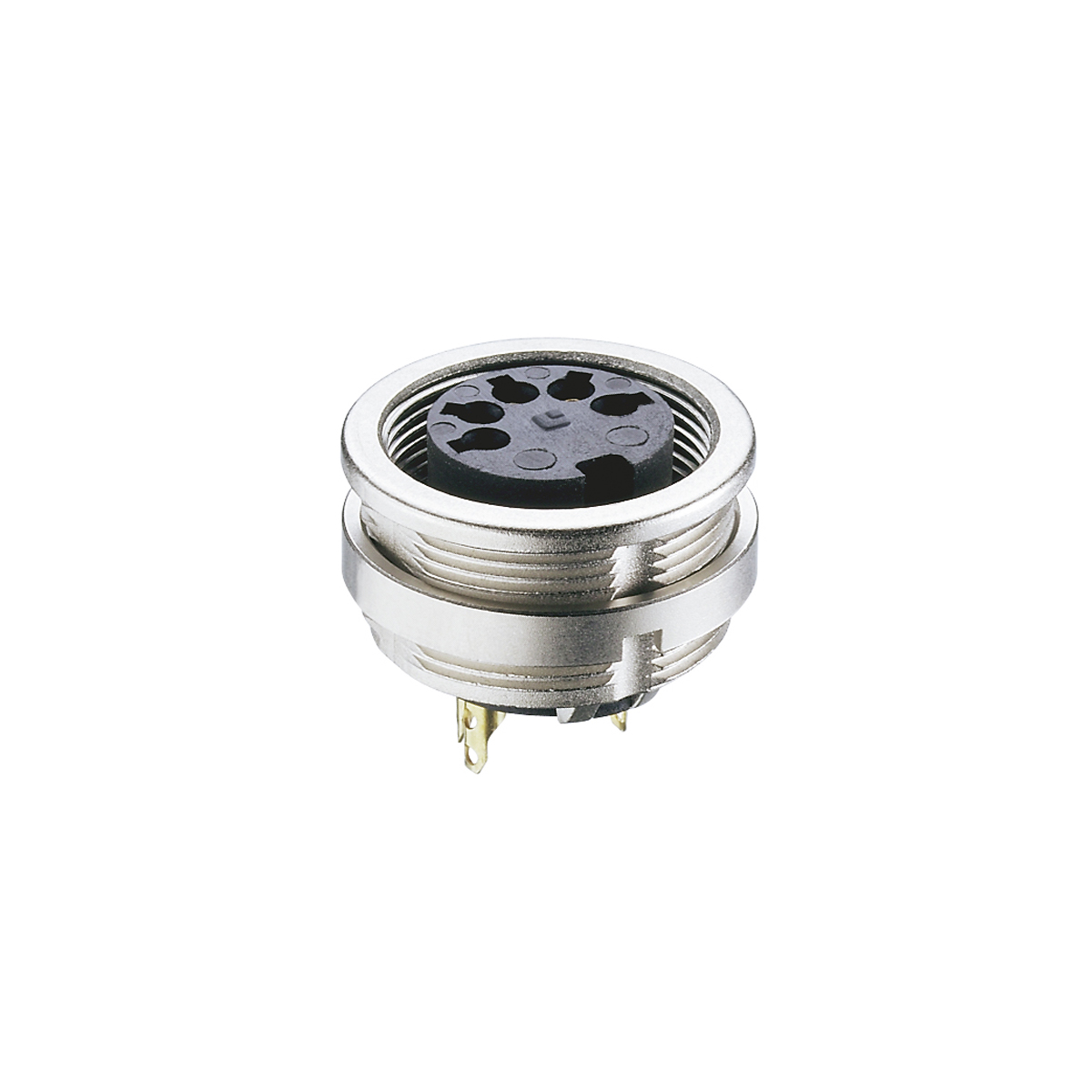 Chassis socket acc. to IEC 61076-2-106