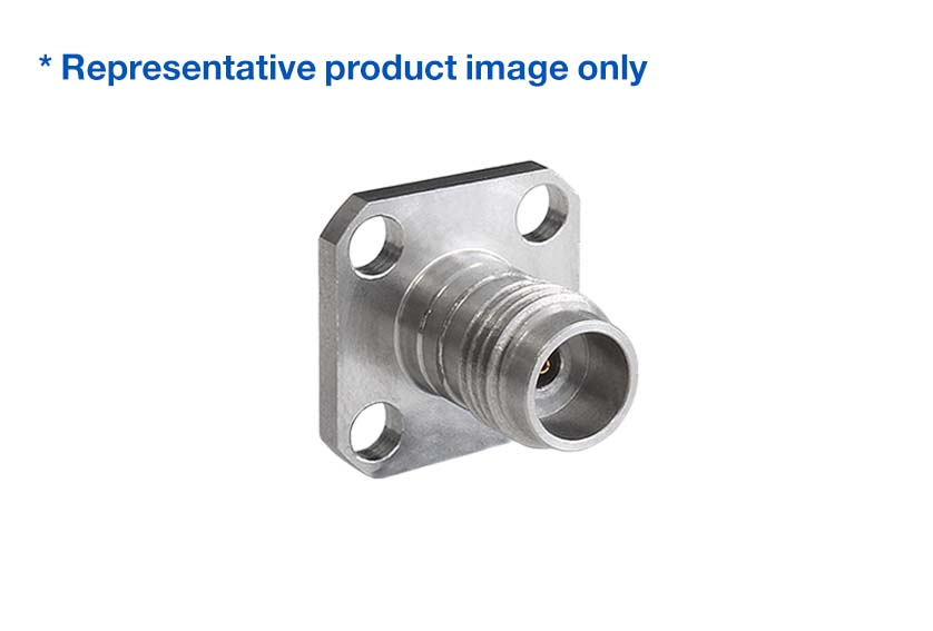 1.85mm Jack Straight 4 Hole Flange RF Connector