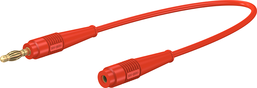 Adapterkabel 25 cm rood - AK410-L/B-41/A rood