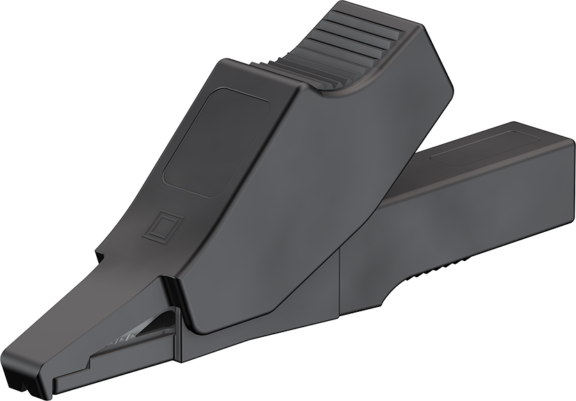 2 mm veiligheidstestclip zwart - XKK-200 zwart