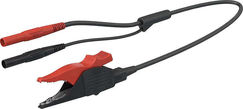 4 mm kelvin testkabel 250 cm - XDK-KELVIN