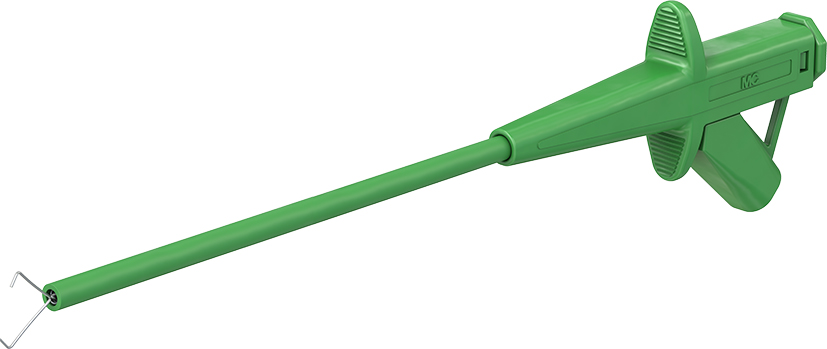 4 mm veiligheidstestclip groen - SKPS-4_100 groen