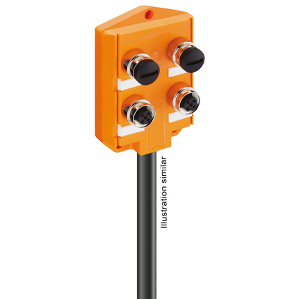 met FIXCON connector; 4 poorten