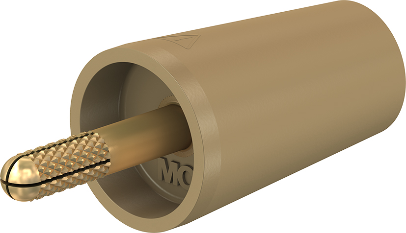 4 mm adapter bruin - A-SLK4 bruin