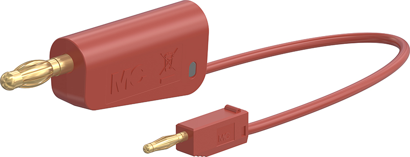 Adapterkabel 7,5 cm rood - LK-4A2A-F05 rood