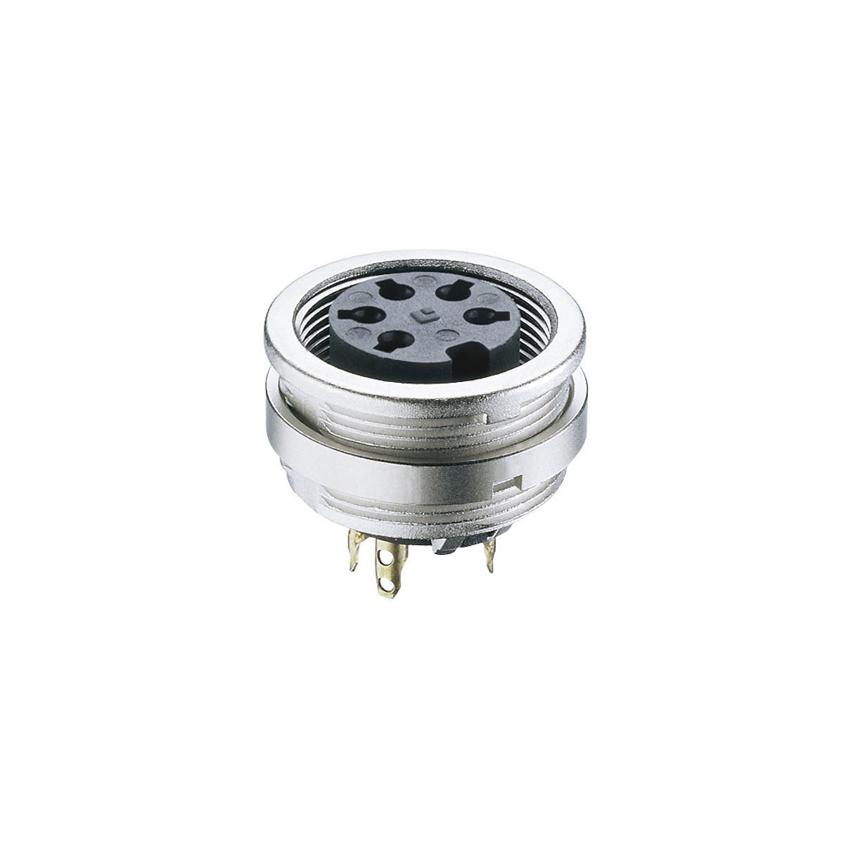 Chassis socket acc. to IEC 61076-2-106