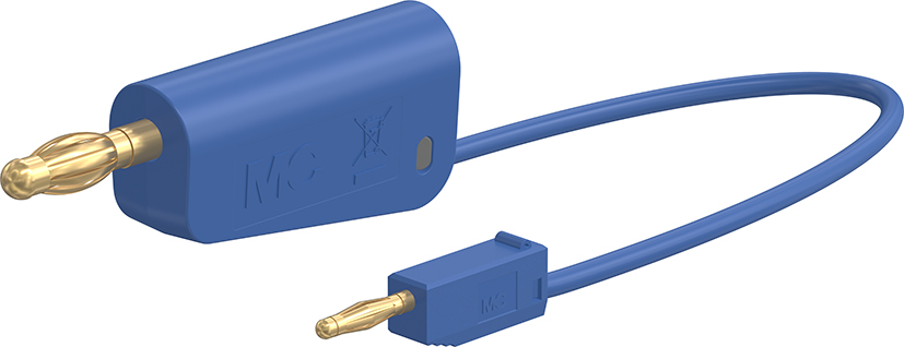 Adapterkabel 45 cm blauw - LK-4A2A-F05 blauw