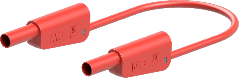 4 mm safety test lead 75 cm red - SLK-4N-F10 red