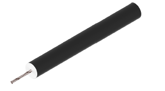 TPE hoogspanningskabels PLAST-HV 0,5 SN zwart (100 meter)