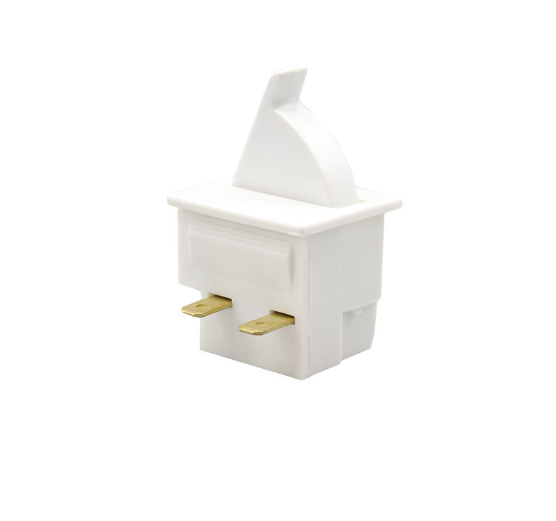 3146 Series S.P. On Off (Momentary On) 4.8 x 0.5 QC Termination 17.1mm Actuator Polar White 14 Gloss