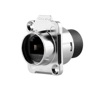 LP16 RJ45 verbinding Snelle vergrendeling IP67 Metaal 4 gaats Chassisdeel