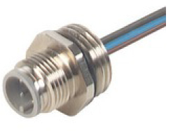 M12 Standaard Sensor/Actuator Contrastekker