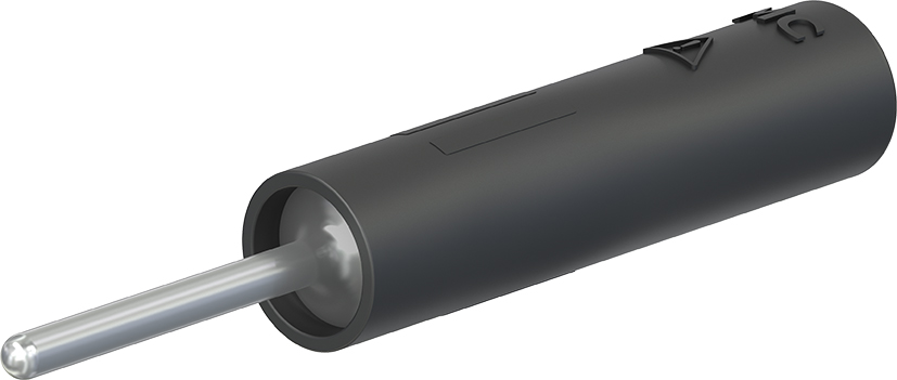 4 mm zwarte fitting - B4-I/S1,5 zwart